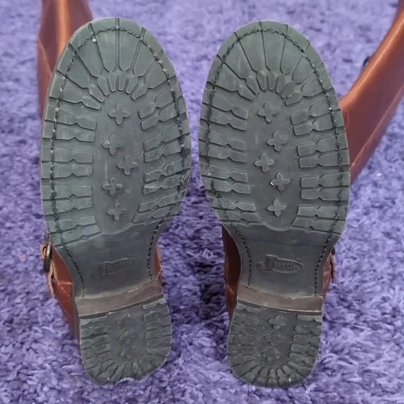 Justins Women’s Riding Boots | 100% Brown Leather | Quilted | Size 7B - Picture 7 of 11